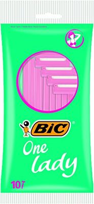 BIC Cuchillas de afeitar One Lady, juego de 10
