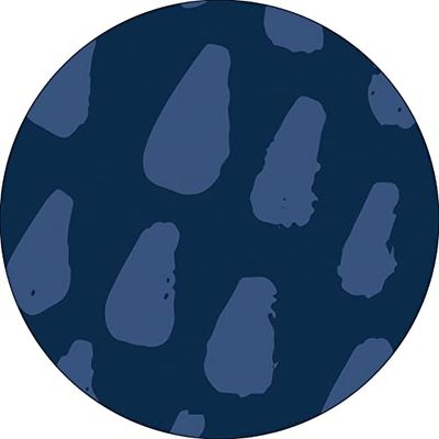 Bonateks, Round Digital Printed Mouse Pad, Non-Slip Base, for Office and Home, Diameter:22cm