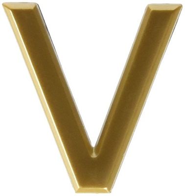 BTV 71572 - Letra 'v' abs goud