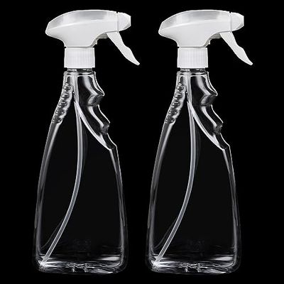 Aselected 2 Pcs Transparent Empty Fine Mist Plastic Spray Bottle 500Ml Water Spray Bottle For Gardening Cleaning Air Freshening Hair Sprayer