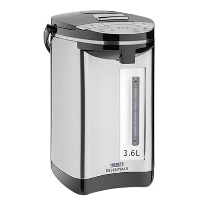 Nisbets Essentials Electric Airpot 3.6Ltr - Hot Drink Dispenser for Home, Office & Events HE153