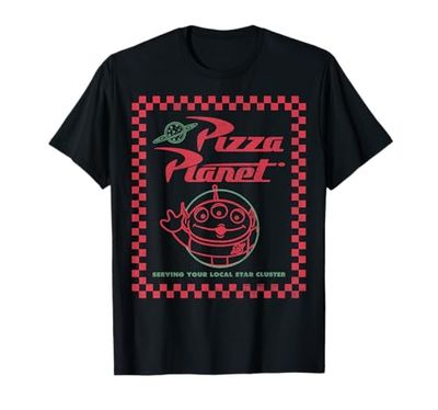 Disney Pixar Toy Story Alien Pizza Planet Box Art Camiseta