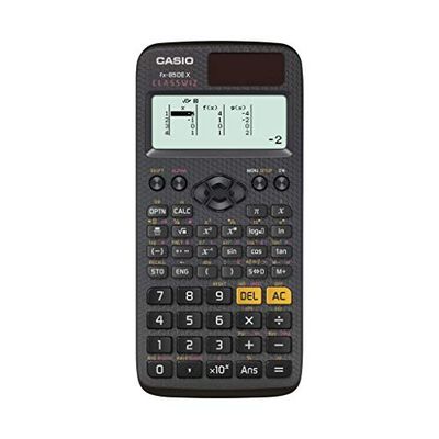 Casio FX-85DE X ClassWiz - Calcolatrice tecnico-scientifica Senza custodia protettiva Nero (TEDESCO)