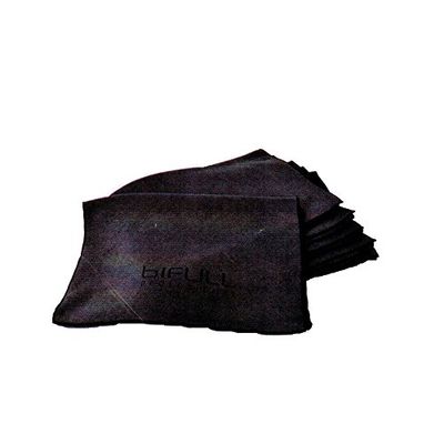 BIFULL Asciugamano Nero 75 x 35 cm 6 unità, Standard