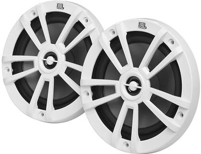 JBL Stage Marine Haut Parleur étanches 6-1/2" (160mm) - 180 Watts Deux Voies Haut-parleurs Marins pour Bateau - Enciente encastrables d'extérieur résistants aux UV et à l'eau salée - Couleur : Blanc