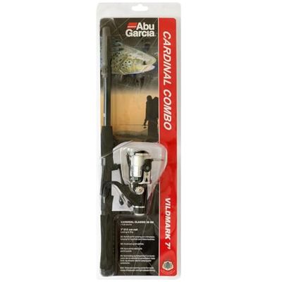 Abu Garcia Cardinal Classic Vildmark Viscombo - Compacte en veelzijdige hengel- en hengelset voor zoetwater- en licht zoutwatervissers 6ft 5-25g