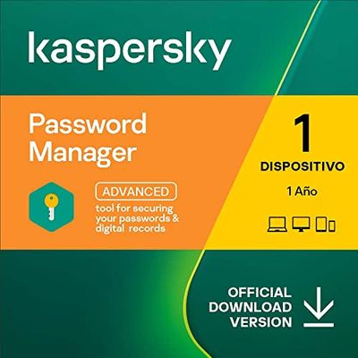 Kaspersky Password Manager | Sin límite de dispositivos | 1 Año | Windows/Mac/Android/iOS | Código de activación enviado por email