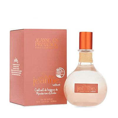 JEANNE EN PROVENCE - Parfum Femme Dame Jeanne Velvet - Eau de parfum - Flacon Vaporisateur 75 ml - Fabriqué en France à Grasse