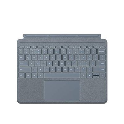 Microsoft Surface Go Signa Type Cover - Tastiera compatibile con Surface Go, blu ghiaccio (Alcantara)