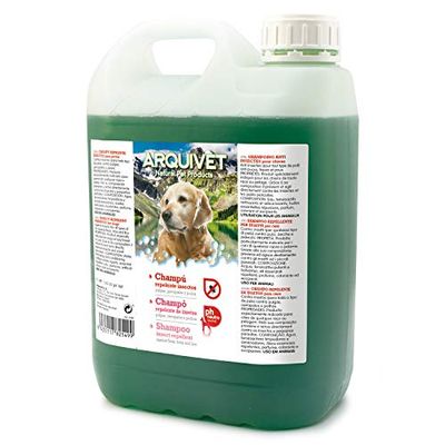 Arquizoo-Shampoo per Cani Repellente per Insetti, 5 L