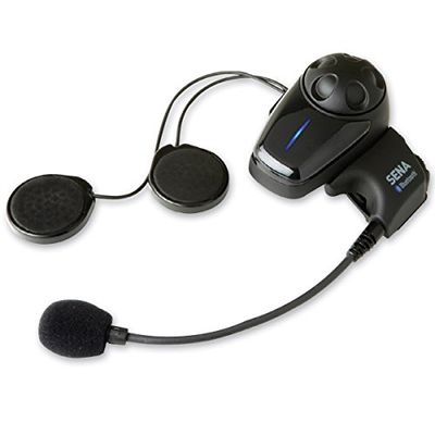 Sena SMH10 Auricular Bluetooth e intercomunicador para motos com kit microfone universal