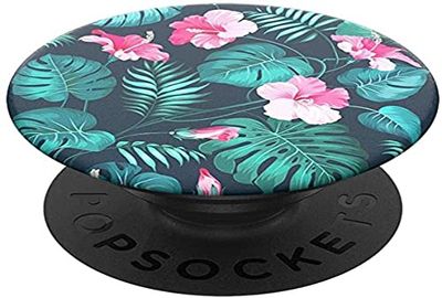 PopSockets PopGrip - Supporto e Impugnatura per Telefoni Cellulari e Tablet con un Top Intercambiabile - Hibiscus