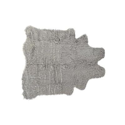 ALFOMBRA POLIESTER 160 x 150 x 2 550 GSM, PELOS GRIS