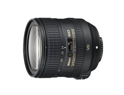 Nikon AF-S VR 24-85 mm F3,5-4,5 G ED - alvo com armação para Nikon (distância focal de 24 - 85 mm, abertura f/3,5, estabilizador de imagem)