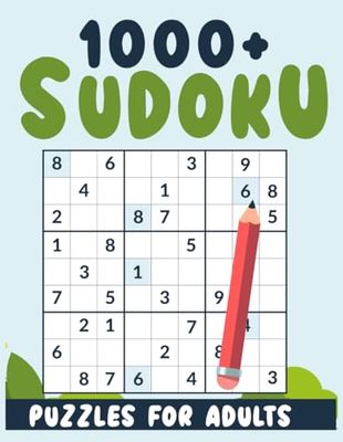 1000+ sudoku for adults: Challenging Puzzles for Ultimate Brain Teasing