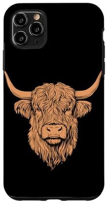 Vintage Scottish Highland Cow Case for iPhone 11 Pro Max