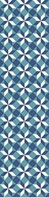Doge Milano Chemin de cuisine, 100% Made in Italy, Tapis antitache avec impression numérique, Tapis antidérapant et lavable, Motif géométrique - Dodie, 140x52 cm