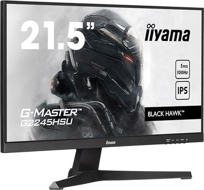 Ecran PC Gaming Iiyama G Master Black Hawk G2245HSU B2 21.5 100 Hz Full HD Noir mat