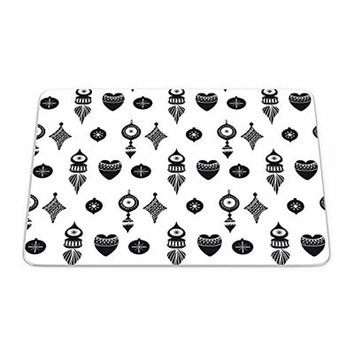 Bonamaison, Rectangle Pop Art Digital Printed Mouse Pad, Non-Slip Base, for Office and Home, Size: 22 x 18 cm