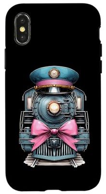Coquette Bow Train Driver Freight Conduttore Locomotiva Ragazza Custodia per iPhone X/XS