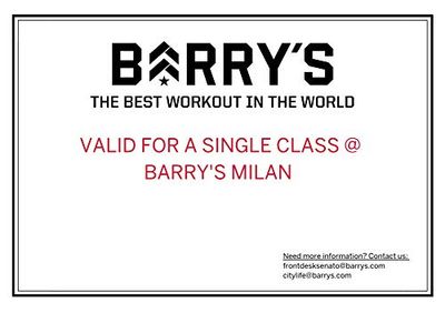 Barry's Milan Single class