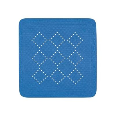 Spirella - Tappetino Doccia Alaska in PVC Schiuma - Tappetino Bagno Antiscivolo, Ventose + Fori Drenaggio Antimuffa - 55 x 55 cm - Blu Elettrico