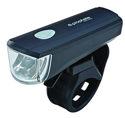 Prophete Fietsverlichting, led-verlichtingsset, led-koplamp 15 lux & led-achterlicht, inclusief bevestigingsmateriaal