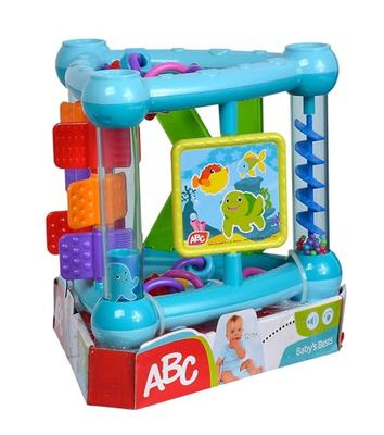 Simba- ABC Activity Dreieck, / mit Motorik-Elementen, 20 cm Toys Juguetes con Sonido, Multicolor, Small (206197)