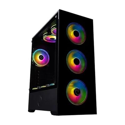 Semitorre Gaming con LED RGB y USB-C, Ideal para Gamers y tareas Multimedia, Ofrece un diseño Moderno y óptima ventilación.