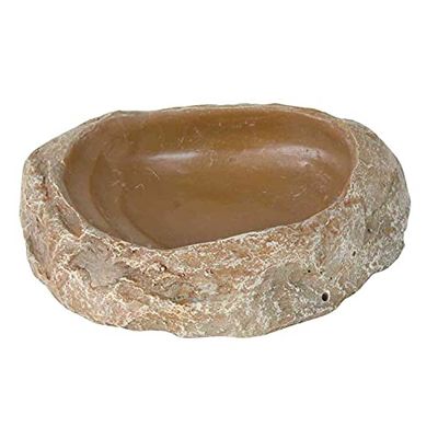 Trixie 76181 Water and food bowl, reptile 11 × 2.5 × 7 cm