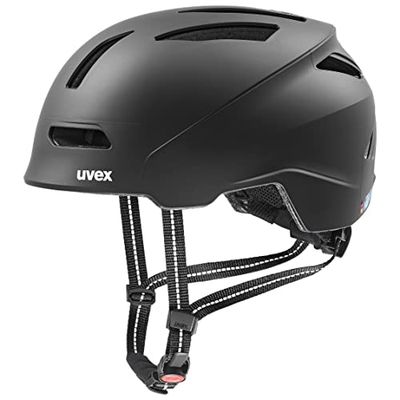 uvex urban planet - robuuste fietshelm voor dames en heren - individueel passysteem - geoptimaliseerde ventilatie - black matt - 58-61 cm