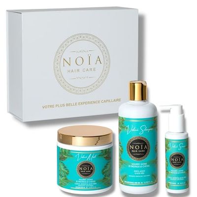 NOÏA HAIR - Discovery Set - VAHINÉ Collection - Trio Shampoo + Mask + Serum (Coconut, Monoi & Aloe Vera)