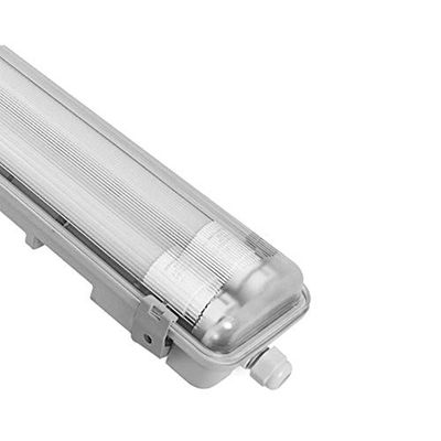 Velamp TNE258 Plafoniera stagna IP65 150 cm con tubi T8 LED, luce neutra