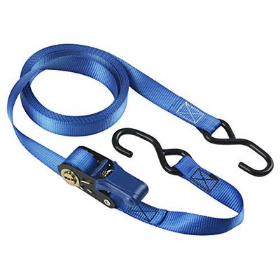 Master Lock 4366EURDAT Certified Ratchet Strap with S Hook, Blue, 5m x 35mm Strap