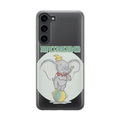 ERT GROUP mobiltelefonfodral för Samsung S23 PLUS originalt och officiellt licensierat Disney mönster Dumbo 006 optimalt anpassad till formen på mobiltelefonen, gedeeltelijk transparant