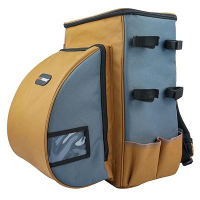 MELOTOUGH Sac à Dos de soudage pour Outils et Casque, Grande capacité, Sac à Dos de Rangement Multifonction pour Soudeur, Kaki, Travail