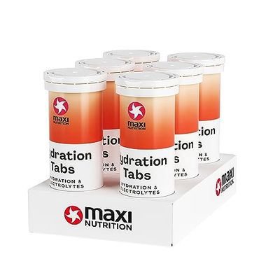 Maxi Nutrition Hydration tabs, Watermelon, Zero Sugar| Effervescent Electrolyte Tablets| for Improved Hydration & Recovery | Suitable for Vegans & Vegetarians | 10 Tablets