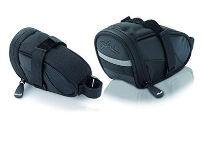 XLC Satteltasche-2501717006 Material de Bicicleta, Unisex Adulto, Negro, 18.5x9.5x11cm