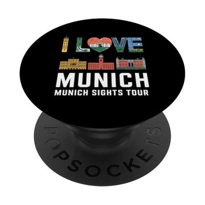 Múnich Memes Funny Munich Munchen Alemania I Love Munich PopSockets PopGrip Adhesivo