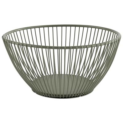 APS 30470 Cestino -SVART- in verde fumo Ø 17 cm, altezza 8 cm