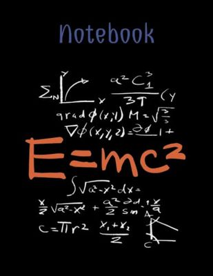 Notebook: A 105-page Science STEM (Science, Technology, Engineering, and Mathematics) Math and Physics Journal , 8.5x11 in size, with a discreet ... pages and 1x1 cm graph paper Formula Book