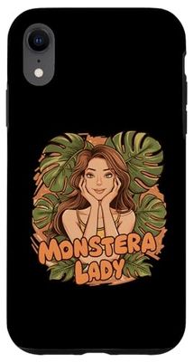 Custodia per iPhone XR Monstera Lady Monstera Foglia Pianta