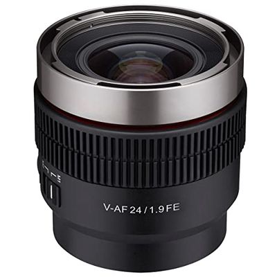 Samyang Lente di messa a fuoco automatica grandangolare di 24mm T1.9 per Sony E (SYCAF24-NEX)