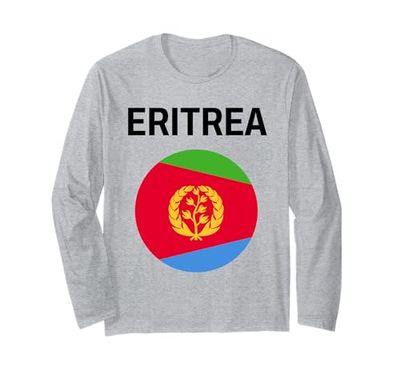 Bandera de Eritrea moderna Manga Larga
