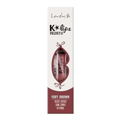 Set Labial K'Lips Velvet N2 Foxy Brown