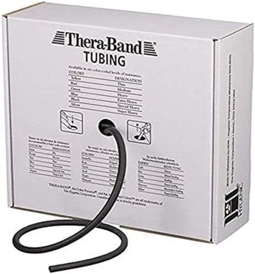 TheraBand Weerstandstrainer Tubing 30,50 m 30,50 m, Zwart | Extra zwaar, OneSize