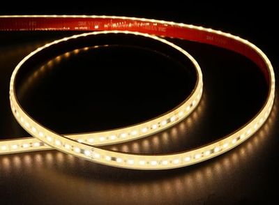 Glowster Striscia LED flessibile professionale IP68 per esterni. 16 W/m e 6500 K, 12 mm di larghezza e 120 LED/m. Venduta al metro, ideale per tutti i tipi di progetti di illuminazione.