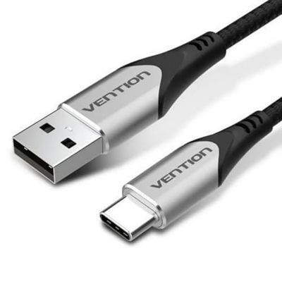Watio Wave Cable usb - cable usb-A a usb-C M-M de 0.5 m en color gris, ideal para transferencia de datos y carga rápida. Compatible con varios dispositivos.*