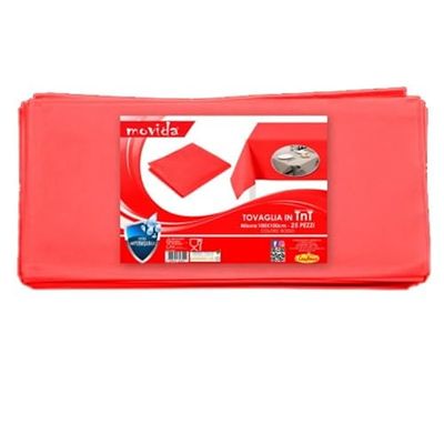 I CASAMICI ITALIA SRL (AMI) MOVIDA Tablecloth TNT 1x1mt 25pcs Red, As Pictures