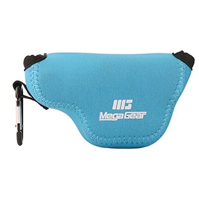 MegaGear MG1461 Panasonic Lumix DC-GX950, GX900, DC-GF10 (12-32mm) Ultra Light Custodia in Neoprene per Fotocamera - (Blu)
